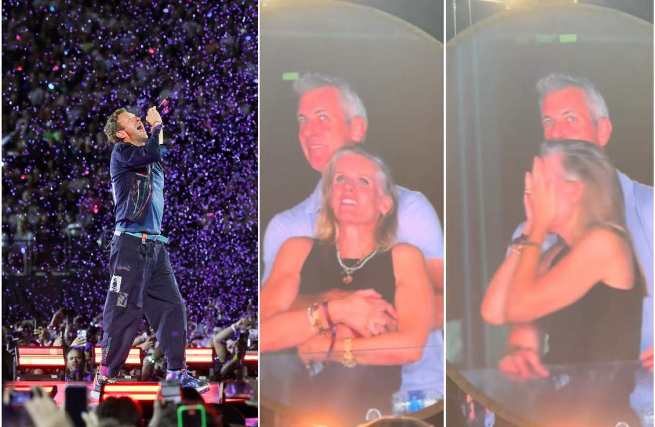 El concierto de Coldplay se volvió un escándalo por esta pareja “no tan inocente”