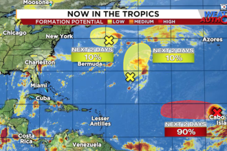Tormenta Tropical Erin se forma en el Atlántico; ¿amenaza para Florida?