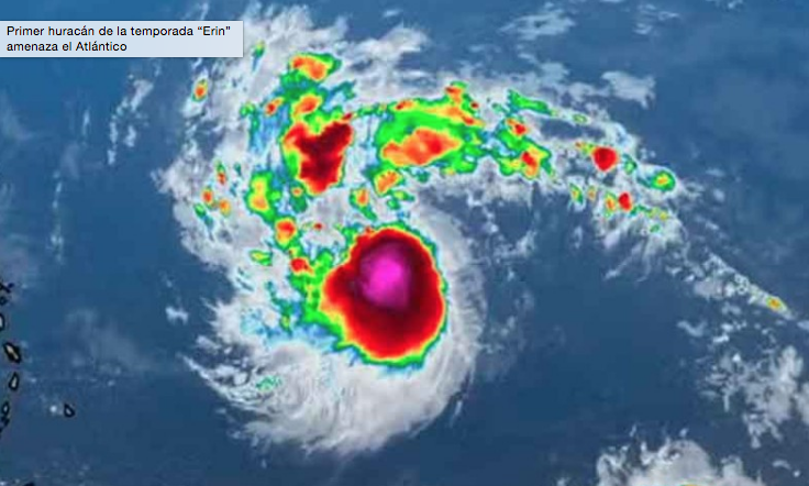 Huracán Erin: No tocará tierra en Florida, pero traerá marejadas y corrientes peligrosas